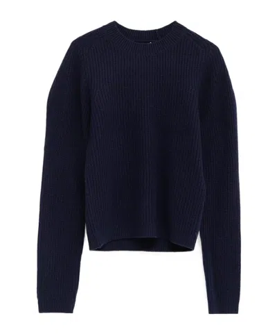 Jw Anderson Puff Sleeve Jumper In Black