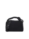 Jw Anderson Puffy Corner Bag In Nylon In Black