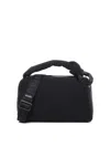 Jw Anderson Puffy Corner Bag In Nylon In Black
