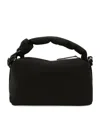 Jw Anderson J.w. Anderson Black Shoulder Bag With Knotted Handle In Black