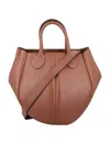 Jw Anderson J.w. Anderson Punch Small Tote In Brown
