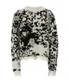 Jw Anderson Qr-code Knit Jumper In Gray