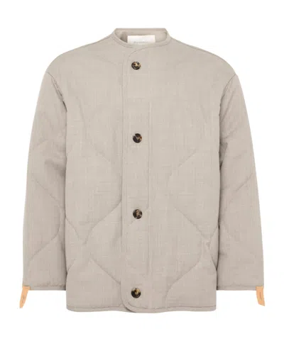 JW ANDERSON QUILTED BUTTON COAT