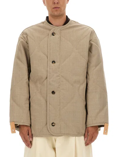 Jw Anderson Quilted Jacket In Neutral