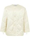 Jw Anderson Oversized Quilted Jacket In White