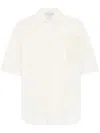 Jw Anderson Quilted Pocket Polo Top In White