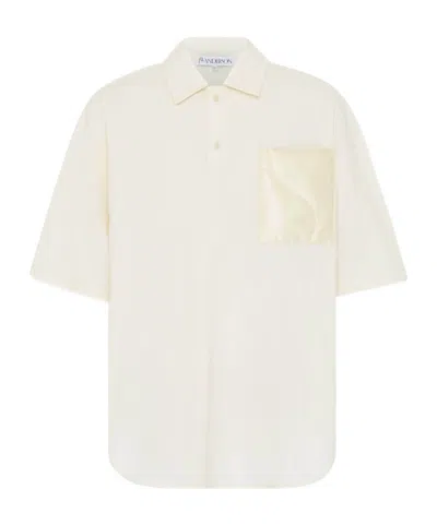 JW ANDERSON JW ANDERSON QUILTED-POCKET SHORT-SLEEVED POLO SHIRT