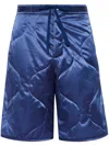 Jw Anderson Quilted Shorts In Blue