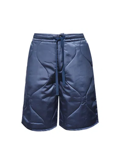 Jw Anderson Quilted Shorts In Blue