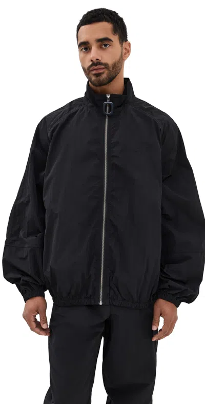 JW ANDERSON RAGLAN SLEEVE TRACK JACKET BLACK