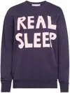 Jw Anderson Real Sleep Printed Sweatshirt In Blue