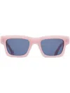 Jw Anderson Jwa02-rectangle Sunglasses In Pink