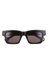 Jw Anderson Rectangular Sunglasses In Black