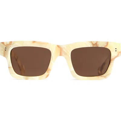 Jw Anderson Rectangular Sunglasses In Neutral