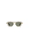 Jw Anderson Rectangular Sunglasses In Green
