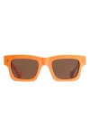 Jw Anderson Rectangular Sunglasses In Orange
