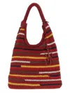 Jw Anderson Red Knitted Hobo In Red