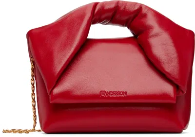 Jw Anderson Red Small Twister Bag