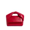Jw Anderson Twister Small Leather Crossbody Bag In Red
