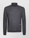 Jw Anderson J. W. Anderson Classic High-neck Grey Turtleneck Jumper In Gray