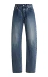 Jw Anderson Rigid Straight-leg Jeans In Blue