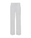 Jw Anderson Rivet-detailing Straight-leg Trousers In White