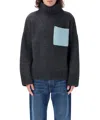 Jw Anderson High-neck Drop-shoulder Jumper