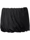 Jw Anderson Rolled Hemline Mini Skirt In Black