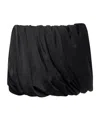 Jw Anderson Rolled Hemline Mini Skirt In Black