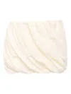Jw Anderson Rolled Mini Skirt In Neutrals