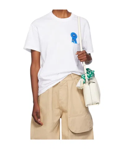 Jw Anderson Rosette T-shirt In White
