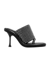 Jw Anderson J.w.anderson 'bumber Crystal' Mules In Black