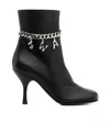 Jw Anderson Round-head Short Boots In Black
