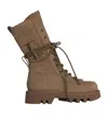 Jw Anderson Round-head Short Boots In Brown