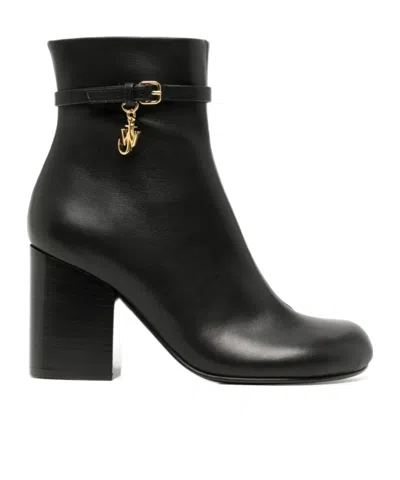 Jw Anderson Round-headed High Heels In Black