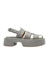 Jw Anderson Round Toe Flat Sandals