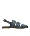 Jw Anderson Round Toe Flat Sandals