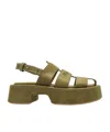 Jw Anderson Round Toe Flat Sandals