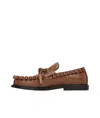 Jw Anderson Round Toe Loafers In Yellow-brown