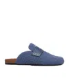 Jw Anderson Round-toe Mules In Blue