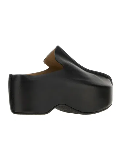JW ANDERSON ROUND-TOE PLATFORM SLIPPERS