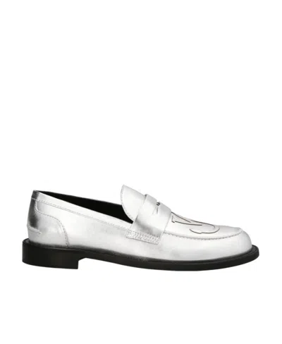 JW ANDERSON JW ANDERSON ROUND TOE SLIP-ON LOAFERS
