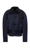 Jw Anderson Rounded Jacket In Navy