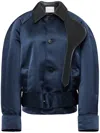 Jw Anderson Rounded Jacket In Blue