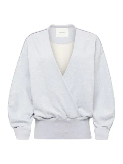 JW ANDERSON ROUNDED WRAP SWEATSHIRT