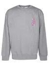 Jw Anderson Roundneck Sweatshirt With Front Logo And Unique Rear Print
