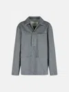 Jw Anderson 'rugby' Grey Denim Shirt In Gray