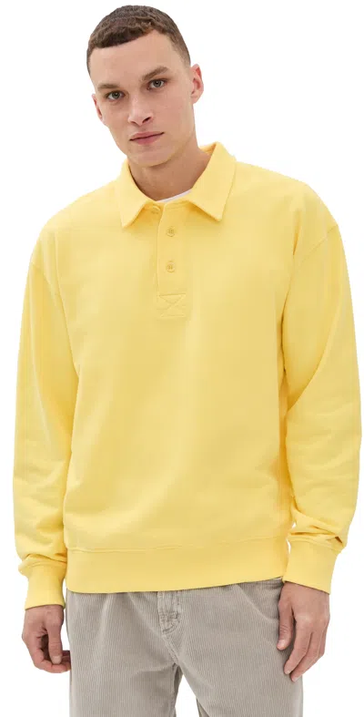 JW ANDERSON RUGBY POLO LEMON