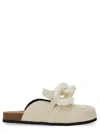 Jw Anderson Loafer With Chain In White