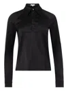Jw Anderson Satin Wrap Skirt In Black